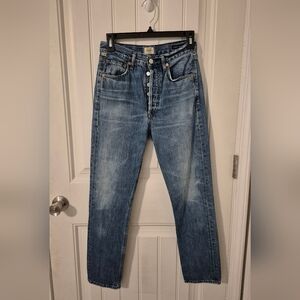 Citizens Of Humanity Charlotte Medium Blue High Rise Jeans Sz 24